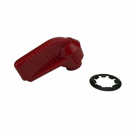 GLOBAL RV Deadbolt Knob Replacement, Red, D-Shaft TTL-DBKNOB